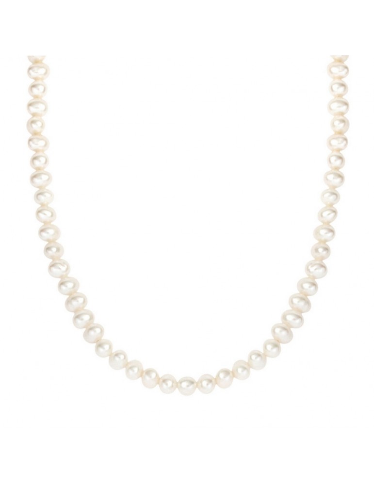 Stroili Oro 9KT | Gabrielle | Collana  con perle coltivate acqua dolce e chiusura in oro bianco 9KT | 1413432