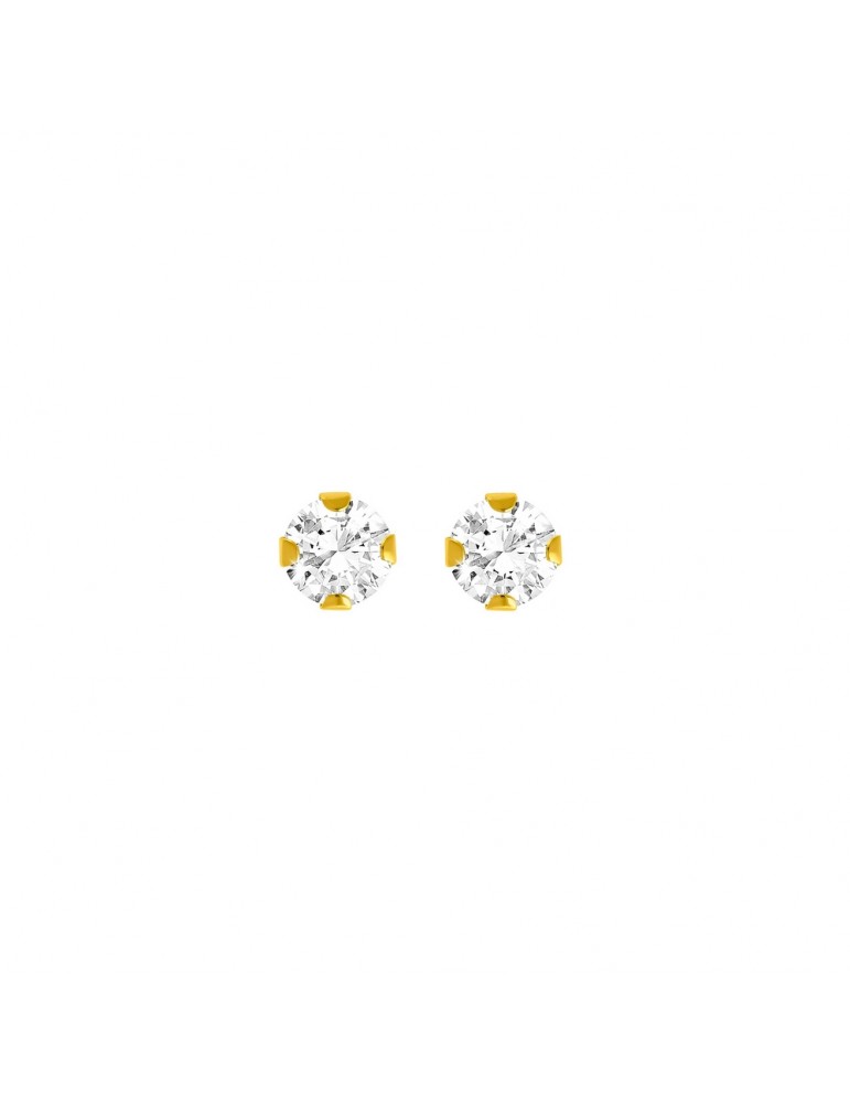 Stroili Oro 9KT | Bon Ton | Orecchini in oro bianco 9KT con zirconi bianchi | 1401116