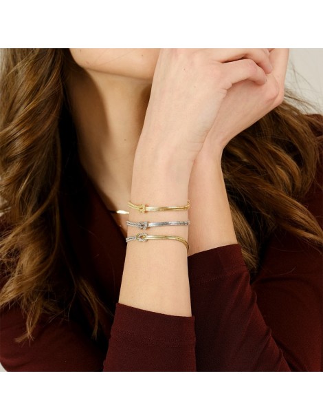 Amen | Nodo D'Amore | Bracciale nodo in argento 925‰ | BRNOAMBB