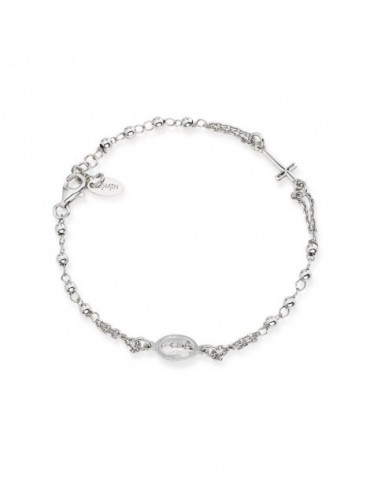 AMEN, Rosari, Bracciale rosario in argento 925‰. Referenza: BROB3