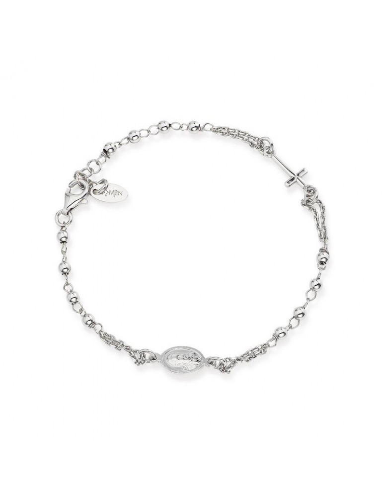 AMEN, Rosari, Bracciale rosario in argento 925‰. Referenza: BROB3