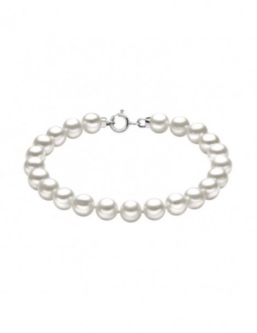 Comete gioielli | Perle Easy Basic | Bracciale in Oro 750‰ con perle coltivate acqua dolce | BRQ 111 AM