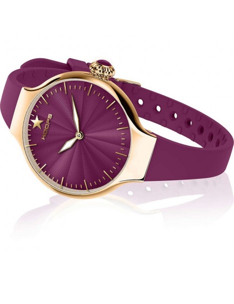 Hoops | Nouveau Cherie | Orologio solo tempo donna 30mm con cinturino in silicone | 2634L-YG07