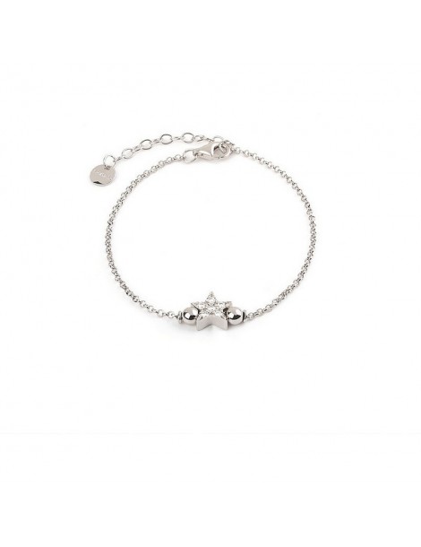 Jack&co | Dream | Bracciale in argento 925‰ con stella in pavè di zirconi bianchi | JCB0877