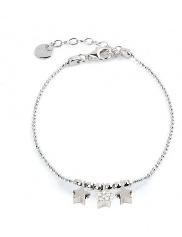 Jack&co | Petits | Bracciale in argento 925‰ con stelle e zirconi bianchi | JCB1002