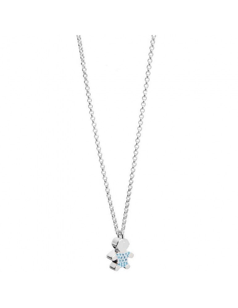 Jack&co | Dream | Collana in argento 925‰ con cuore in pavè di zirconi bianchi | JCN0615