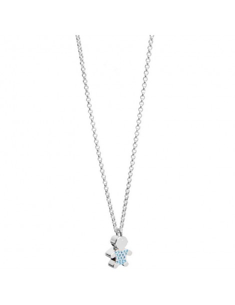 Jack&co | Dream | Collana in argento 925‰ con cuore in pavè di zirconi bianchi | JCN0615