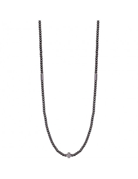 Jack&co | Cross-Over | Collana in argento 925‰ brunito con elementi | JUN0012