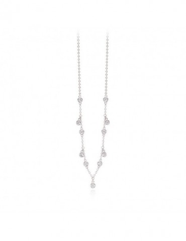 Mabina gioielli, Spotlight, Collana in argento 925‰ con zirconi bianchi. Referenza: 553306