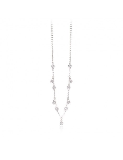 Mabina gioielli, Spotlight, Collana in argento 925‰ con zirconi bianchi. Referenza: 553306