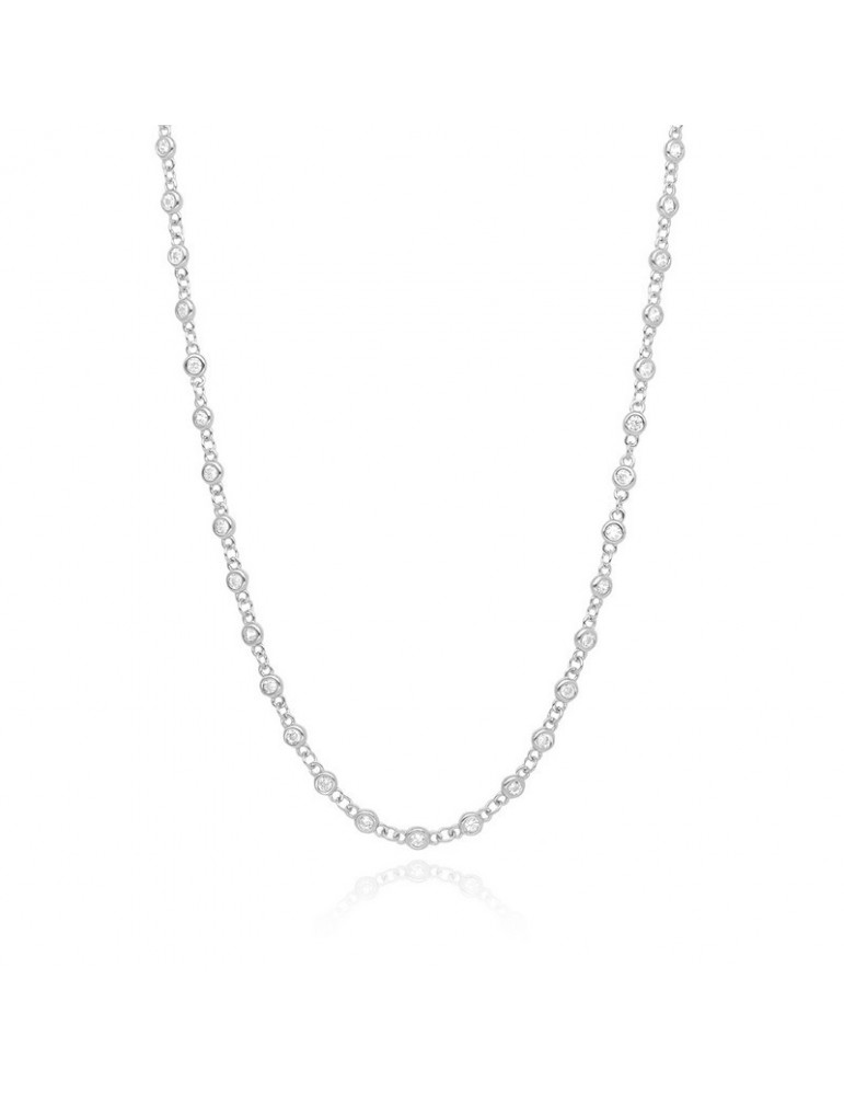 Mabina gioielli | Skyline | Collana in argento 925‰ con zirconi bianchi | 553365