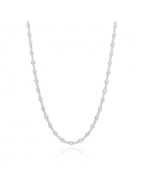 Mabina gioielli | Skyline | Collana in argento 925‰ con zirconi bianchi | 553365