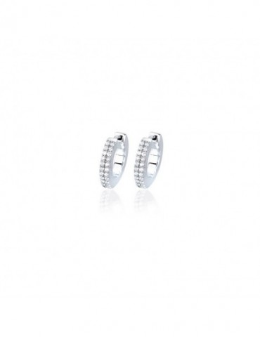Mabina gioielli | Elegant | Cerchi in argento 925‰ con zirconi bianchi | 563136