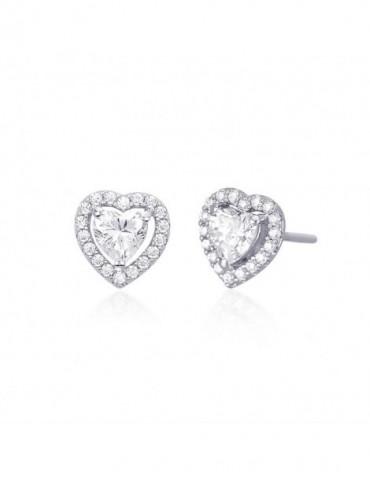 Mabina gioielli | Love Affair | Orecchini in argento 925‰ con zirconi bianchi | 563179
