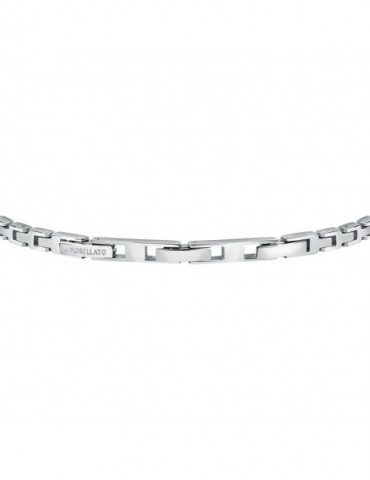 Morellato | Tennis | Bracciale in acciaio con zirconi neri | SAEV45