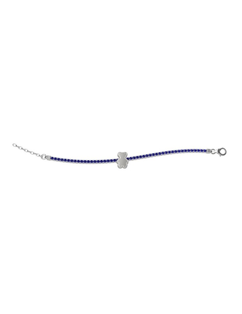 Nanan | Nanàn Bijou | Bracciale tennis in argento 925‰ con zirconi blu | NAN0098