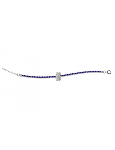 Nanan | Nanàn Bijou | Bracciale tennis in argento 925‰ con zirconi blu | NAN0098