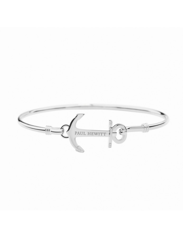 Paul Hewitt | Anchor Cuff | Bracciale rigido in acciaio con ancora | PHJ0048M