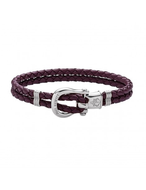 Paul Hewitt | Phinity shackle | Bracciale in pelle a acciaio | PHJ0125L