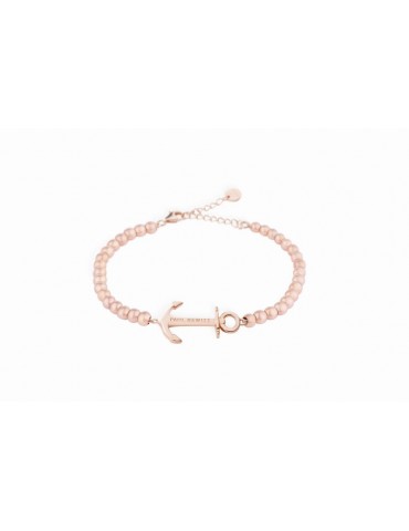 Paul Hewitt | Anchor Spirit | Bracciale in acciaio PVD rosa con ancora | PHJ0038U