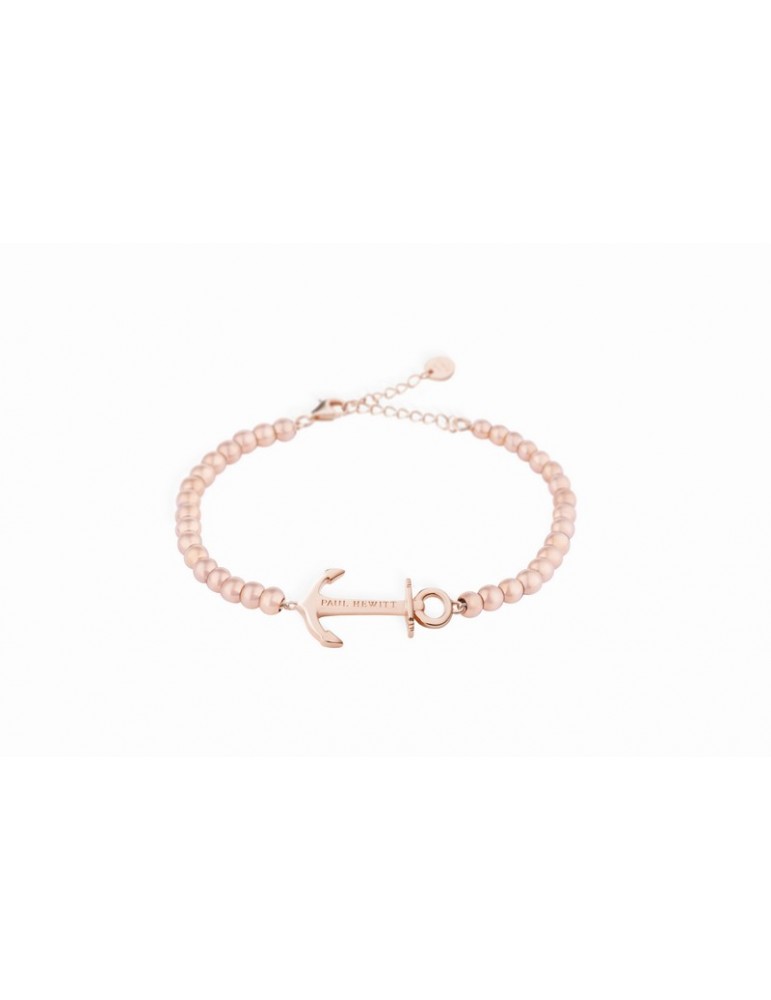 Paul Hewitt | Anchor Spirit | Bracciale in acciaio PVD rosa con ancora | PHJ0038U