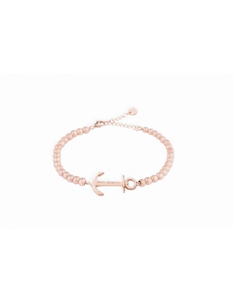 Paul Hewitt | Anchor Spirit | Bracciale in acciaio PVD rosa con ancora | PHJ0038U