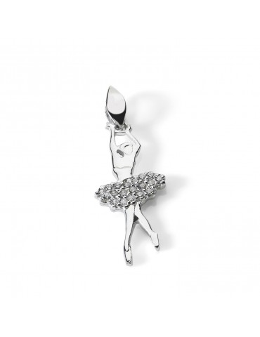 Ambrosia | Ballerina in Oro 750‰ con zirconi bianchi | ACZ 111