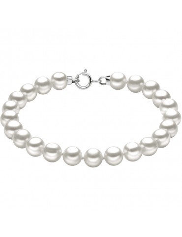 Comete Gioielli | Perle Easy Basic | Bracciale in Oro 750‰ con perle coltivate acqua dolce | BRQ 109 AM